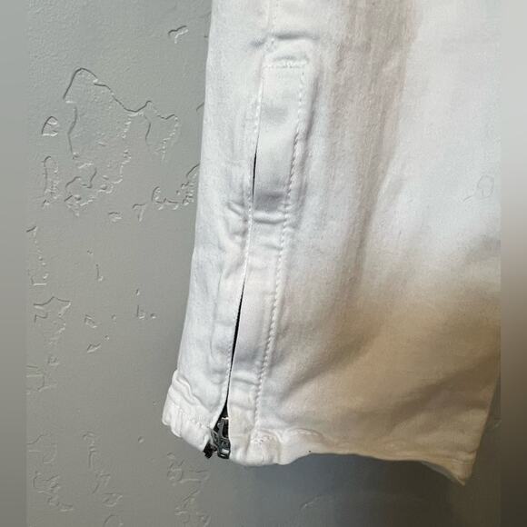 rag & bone Skinny Capri Fray White Jeans Size 28 - Picture 5 of 6